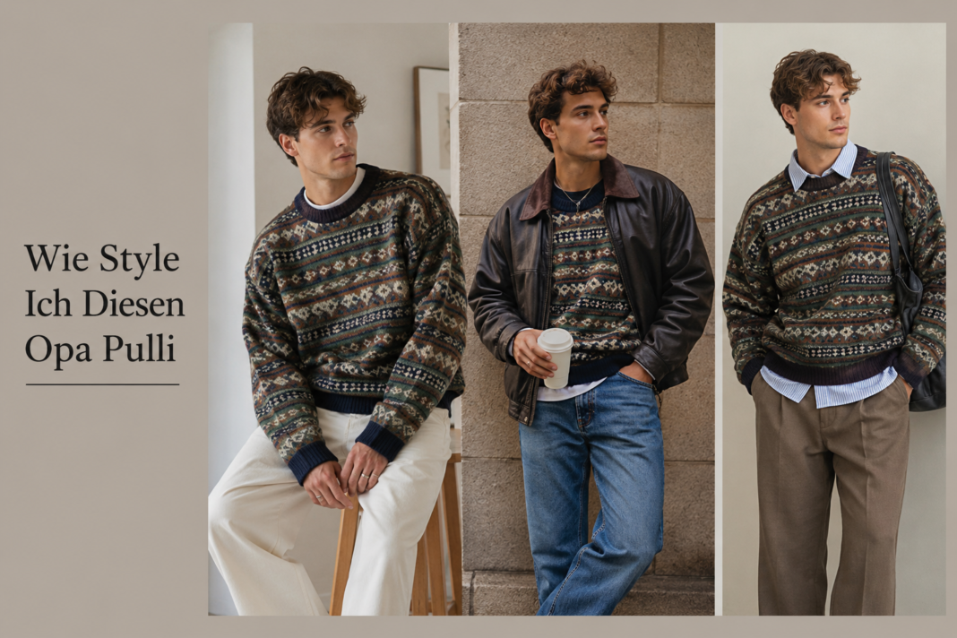 Wie Style Ich Diesen Opa Pulli